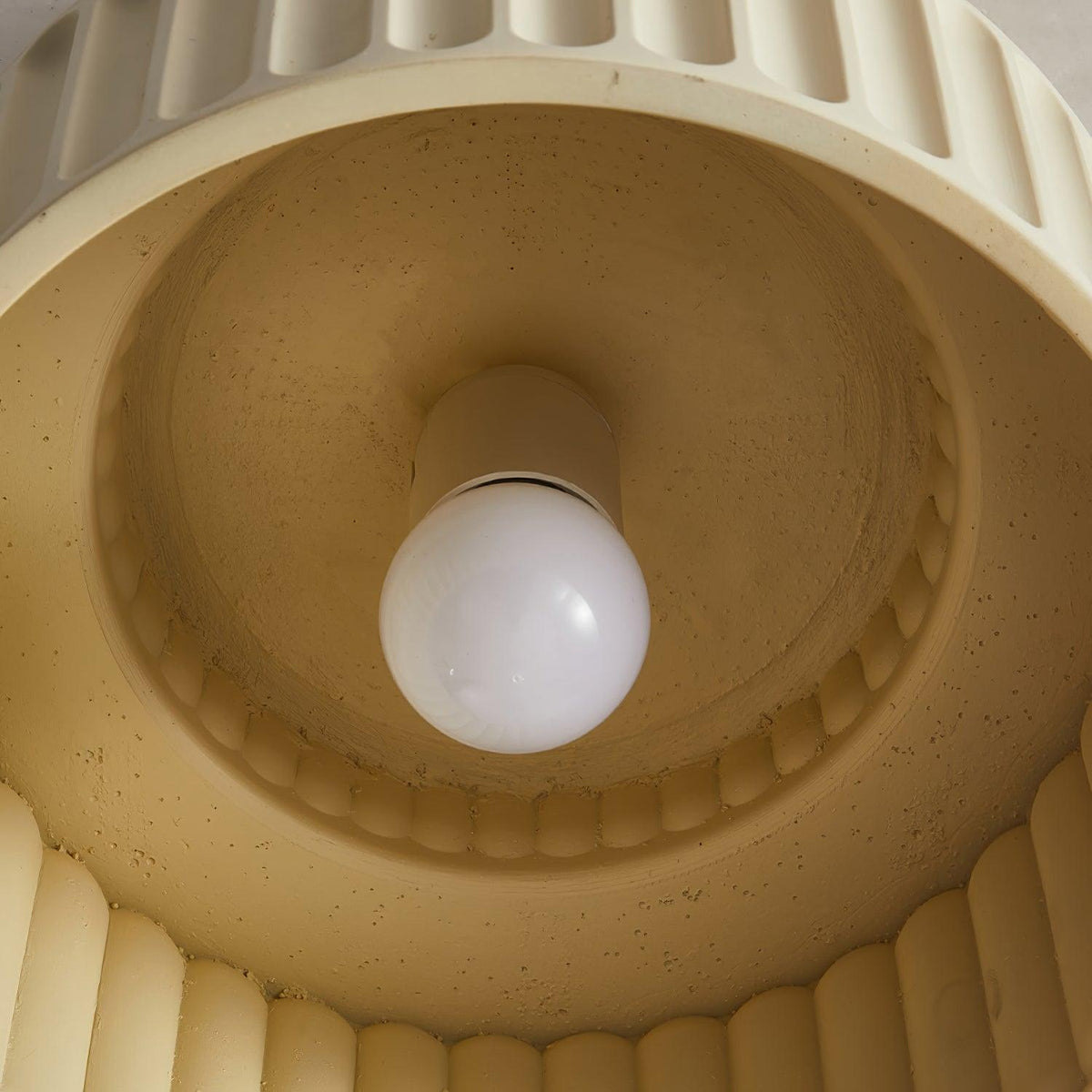 Lucaraine plafondlamp met geplooide acryl lampenkap