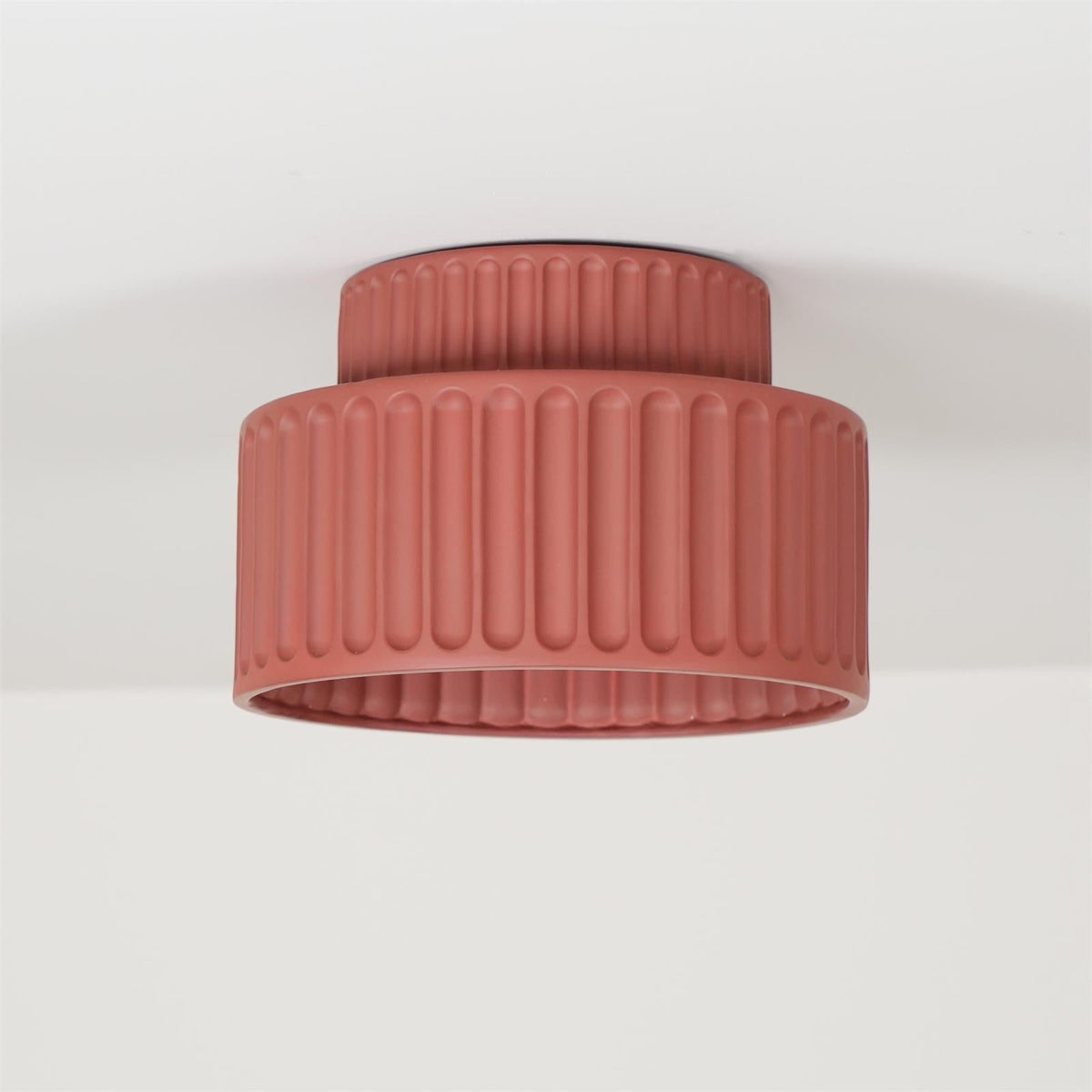 Lucaraine plafondlamp met geplooide acryl lampenkap