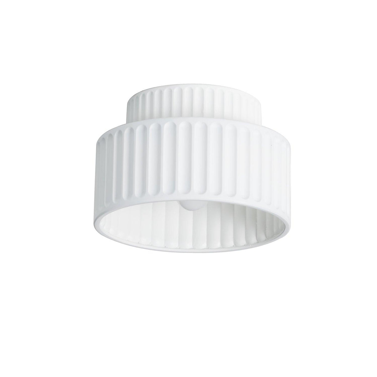 Lucaraine plafondlamp met geplooide acryl lampenkap