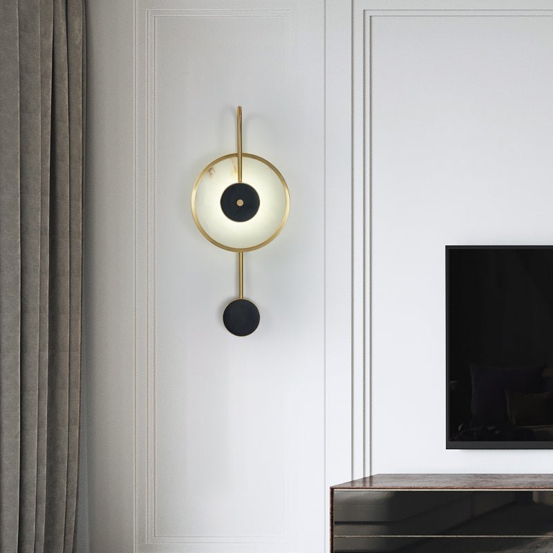 Merdin albasten wandlamp