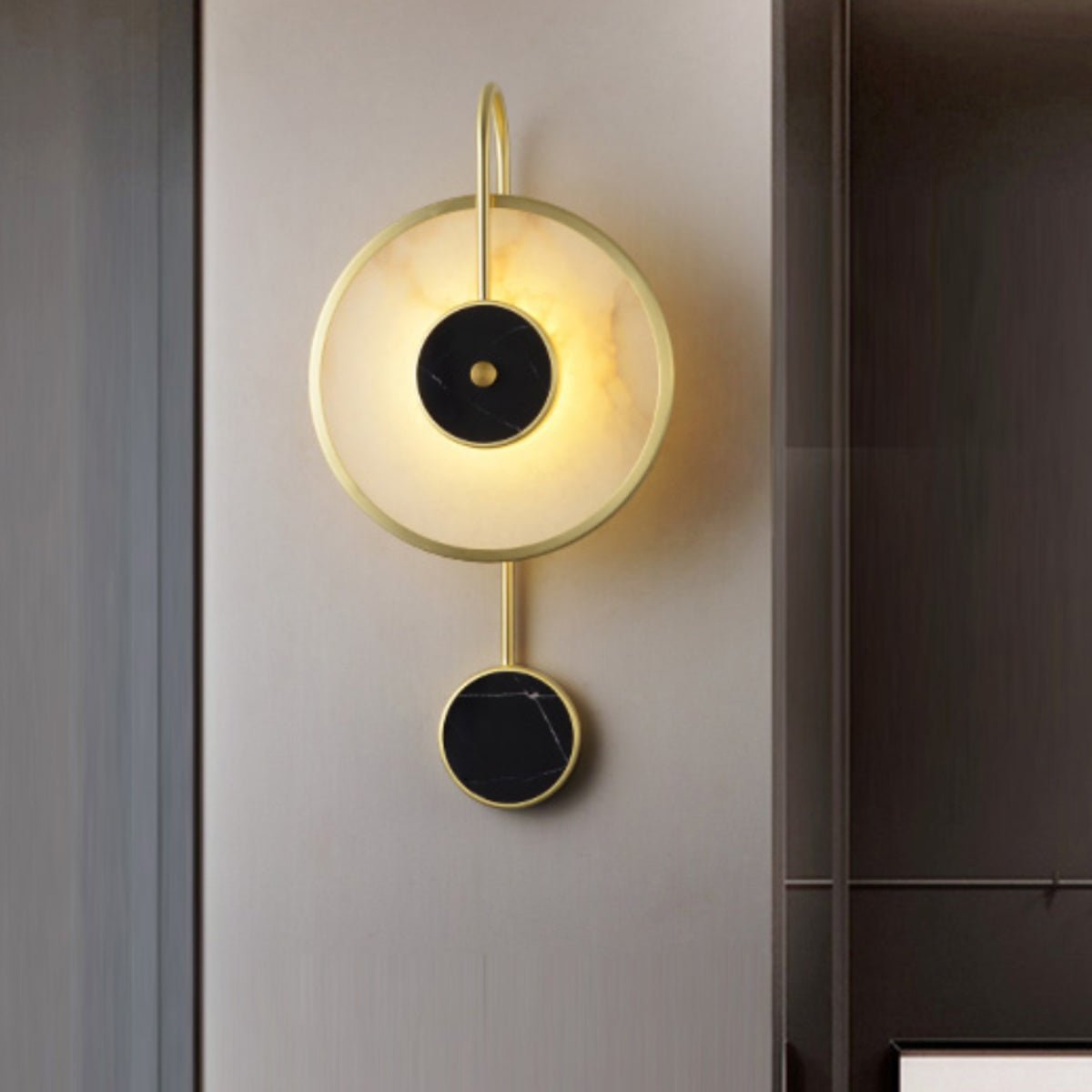 Merdin albasten wandlamp
