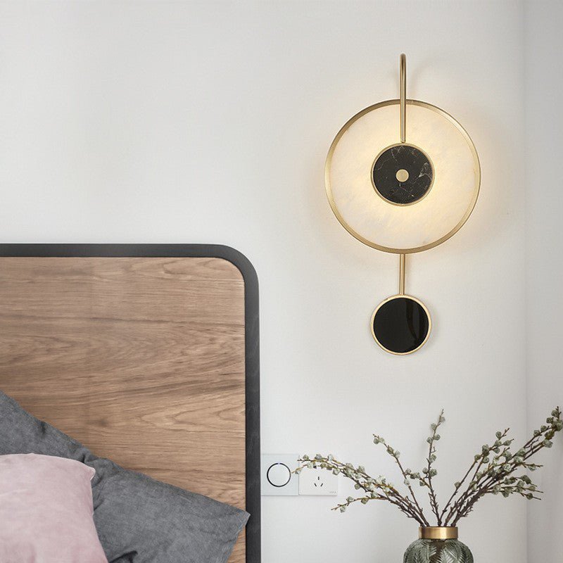 Merdin albasten wandlamp