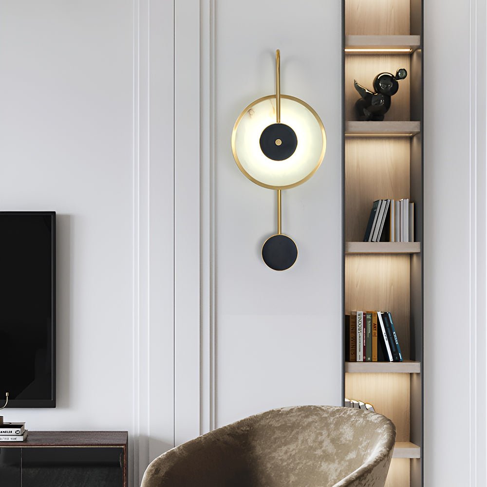 Merdin albasten wandlamp