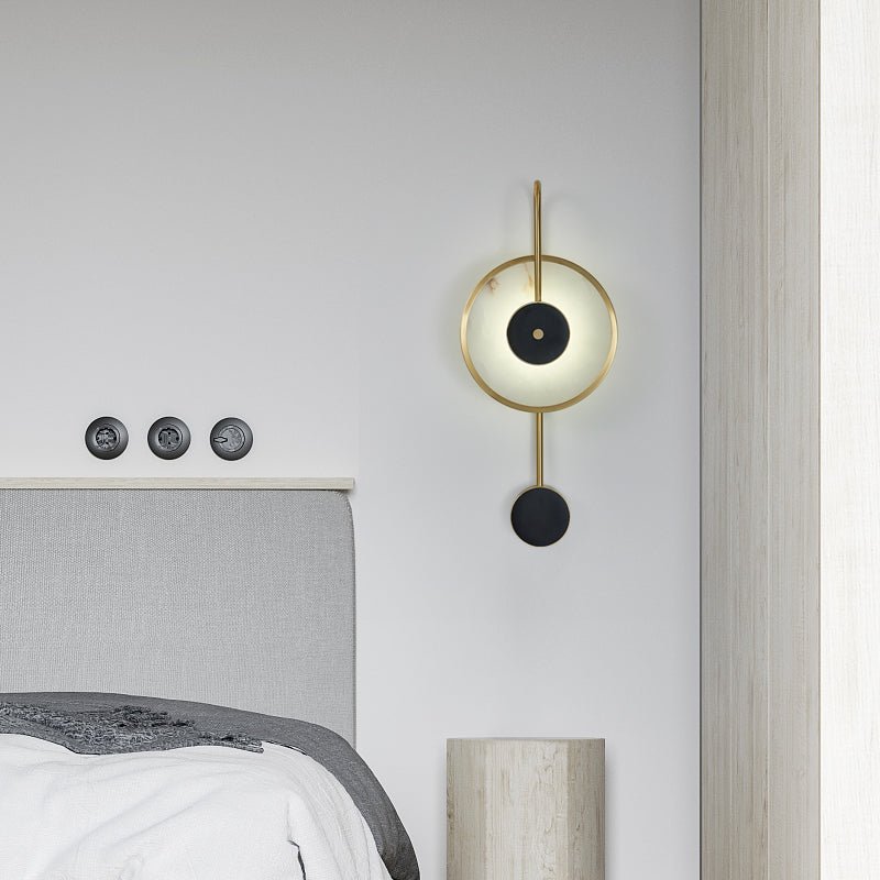 Merdin albasten wandlamp