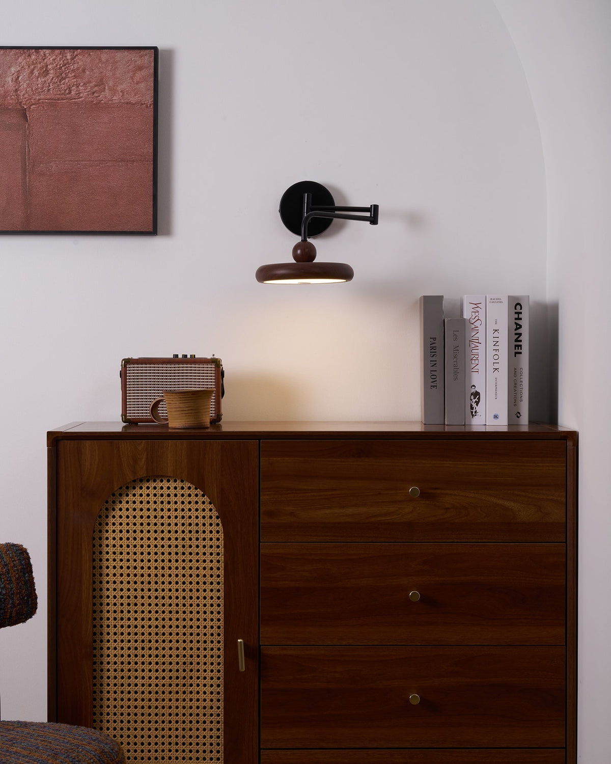 Tavo houten wandlamp