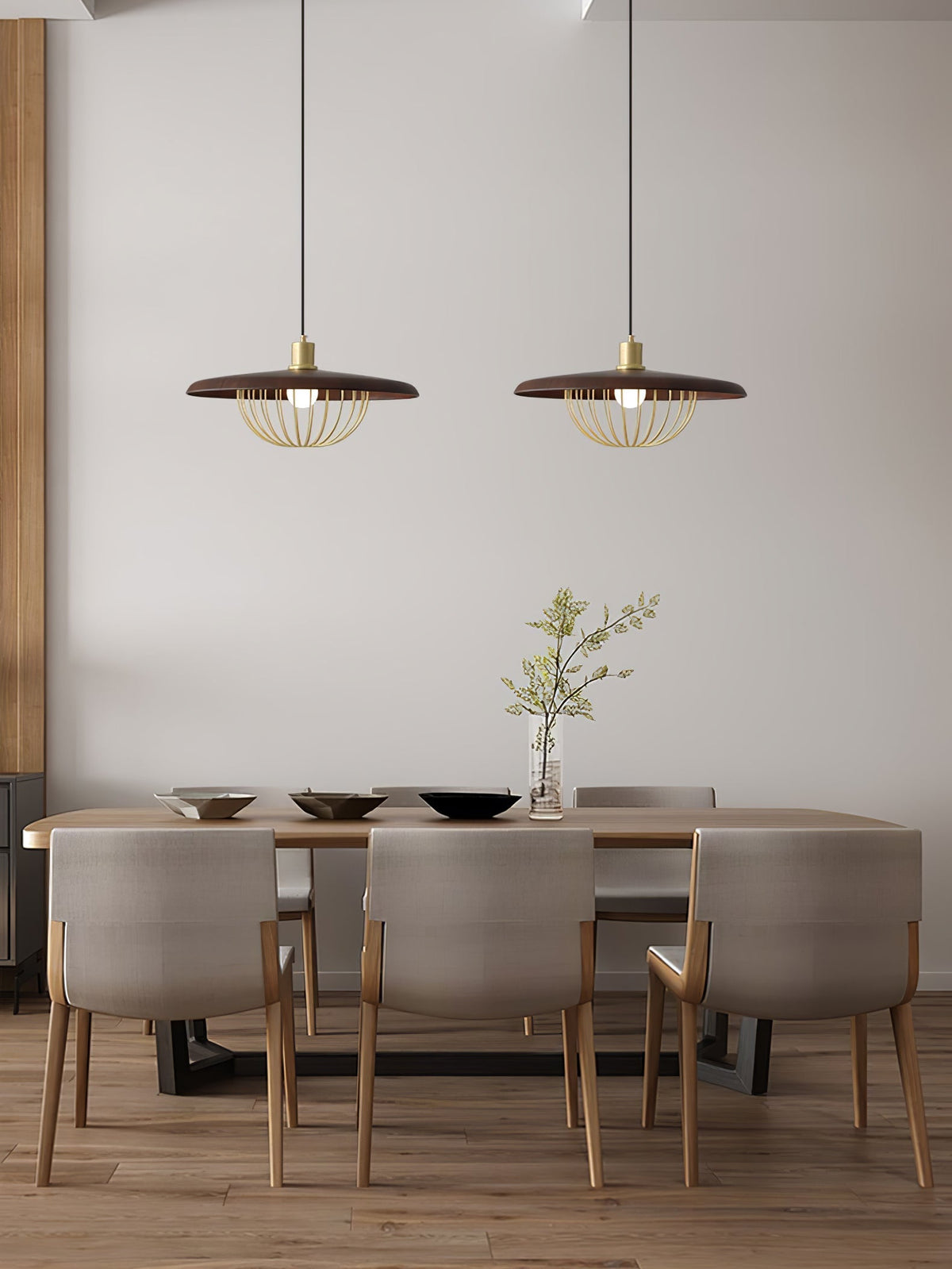 Rinoira Hout Retro Vintage Hanglamp