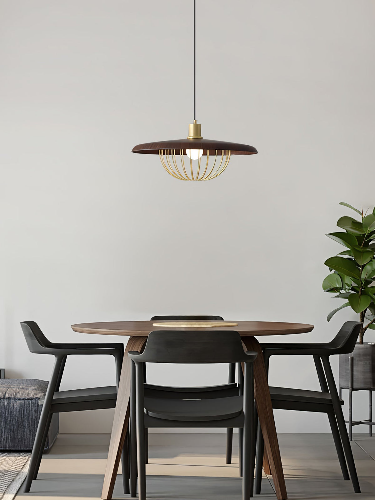 Rinoira Hout Retro Vintage Hanglamp