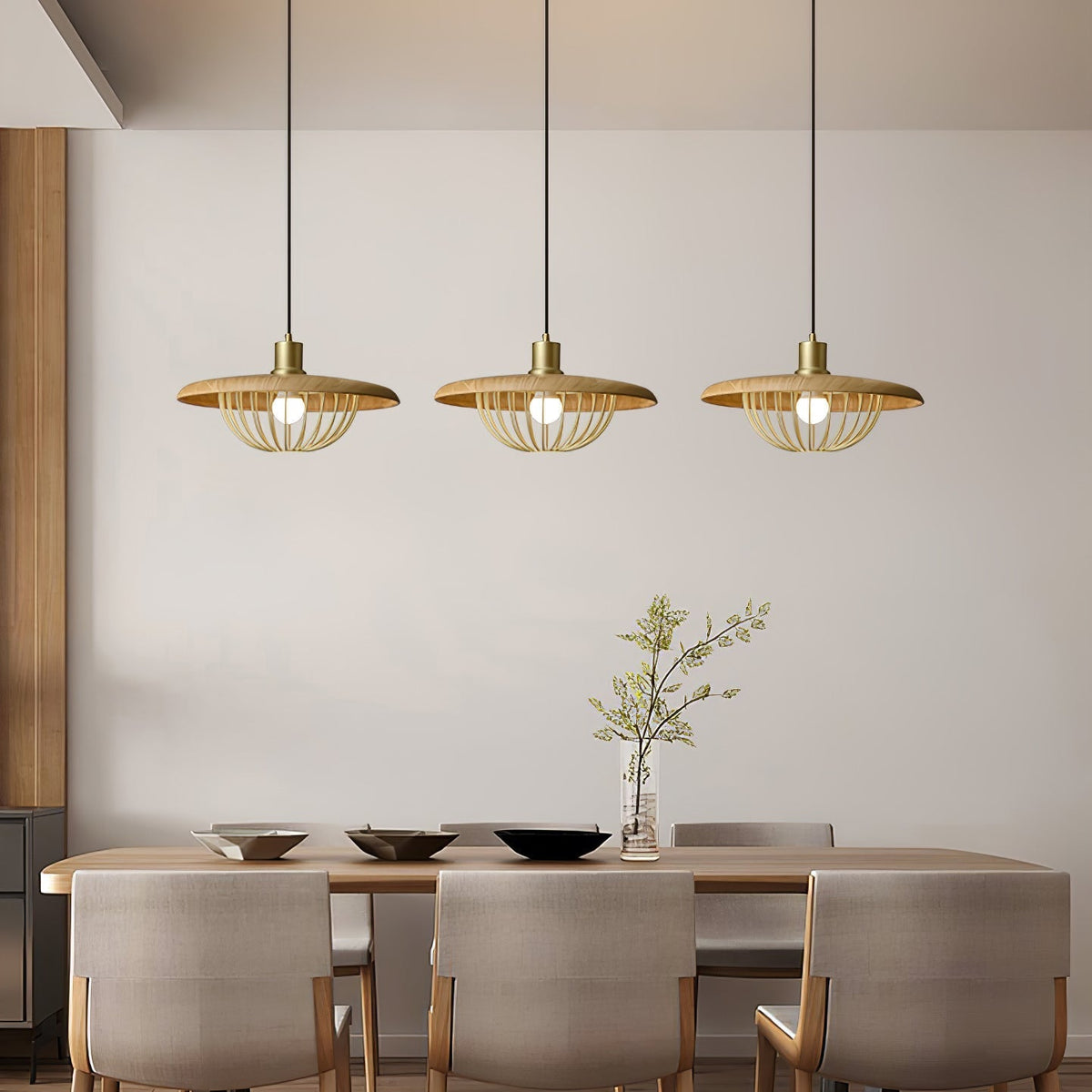Rinoira Hout Retro Vintage Hanglamp