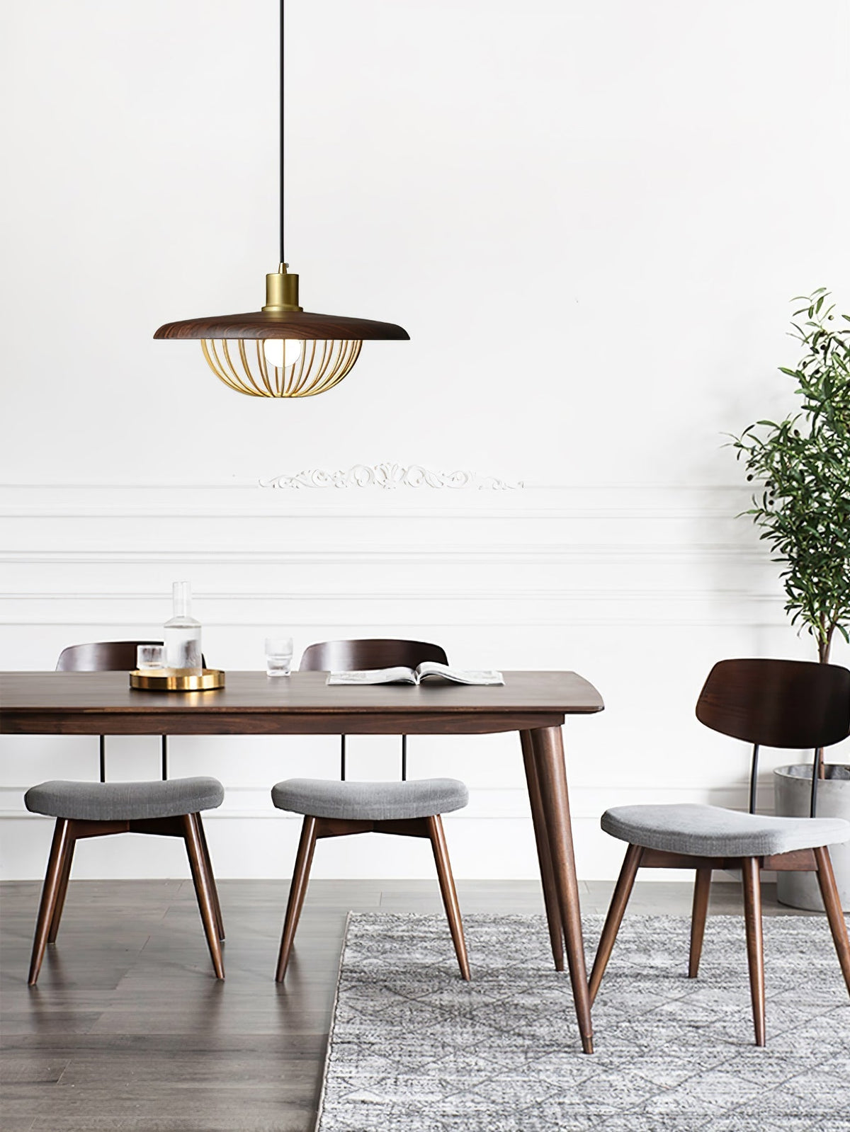 Rinoira Hout Retro Vintage Hanglamp