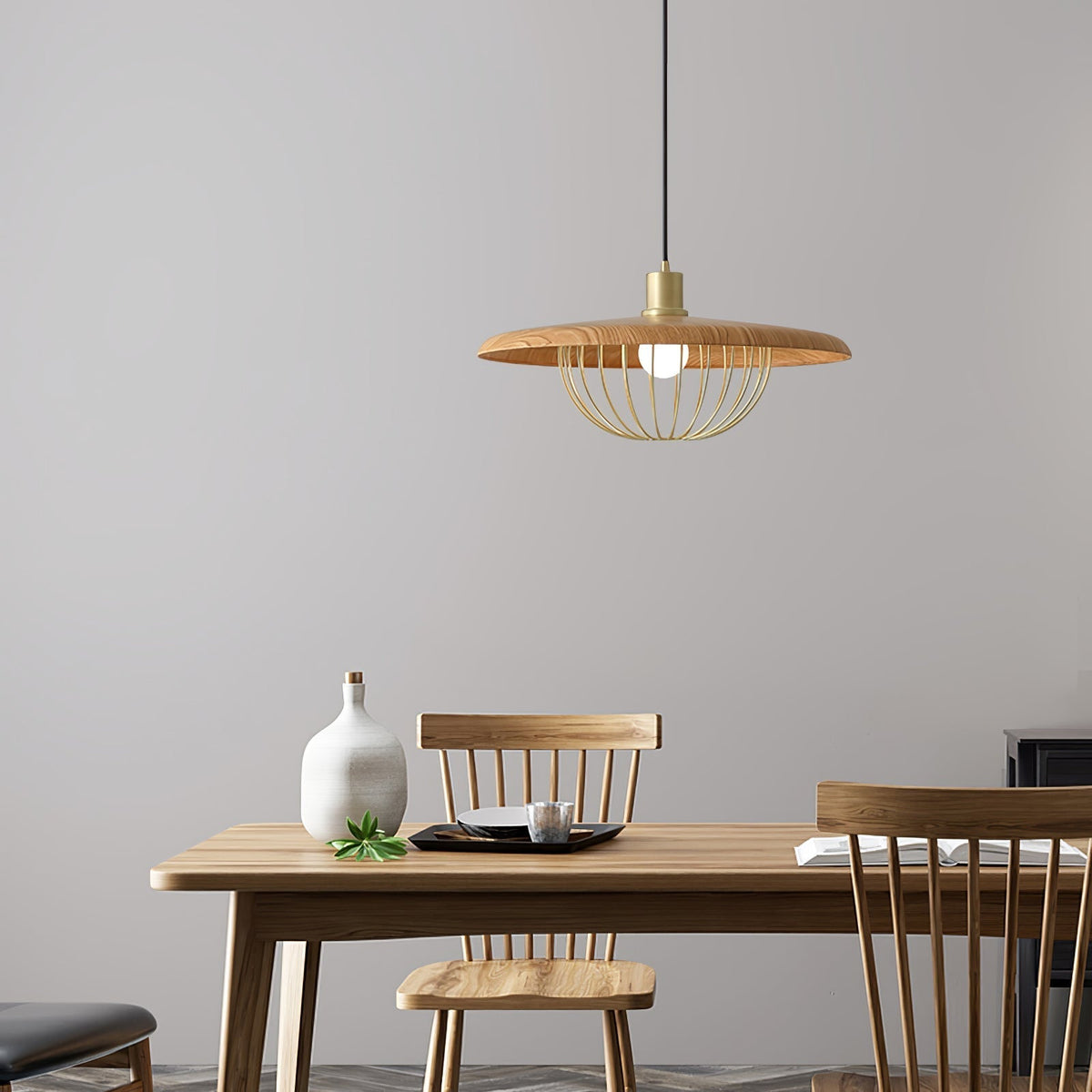 Rinoira Hout Retro Vintage Hanglamp