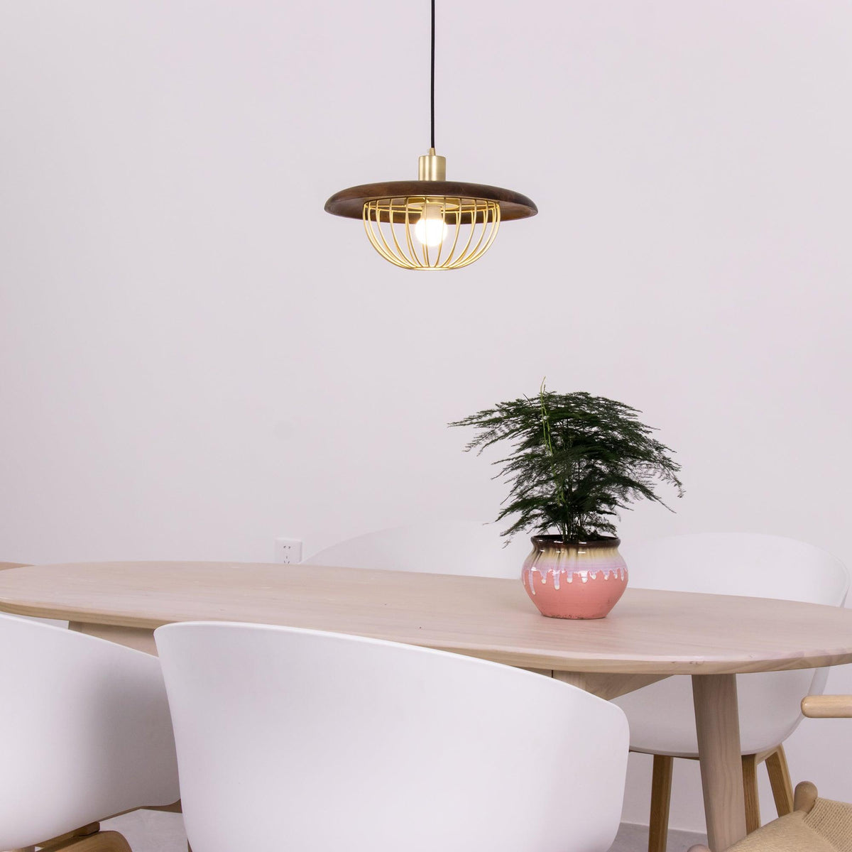Rinoira Hout Retro Vintage Hanglamp