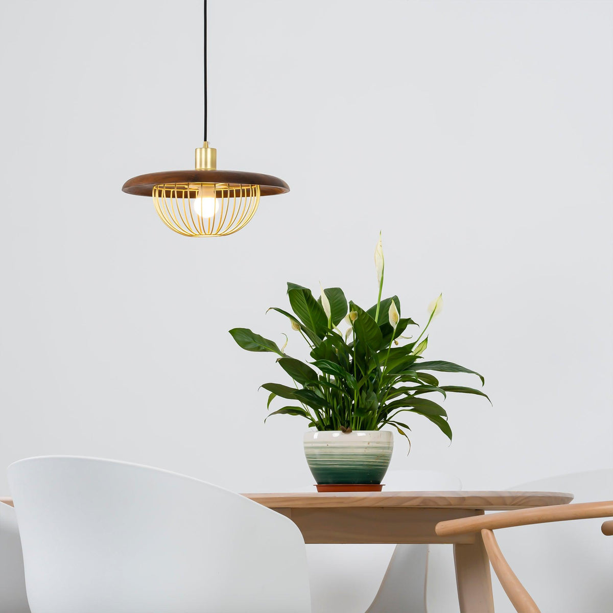 Rinoira Hout Retro Vintage Hanglamp