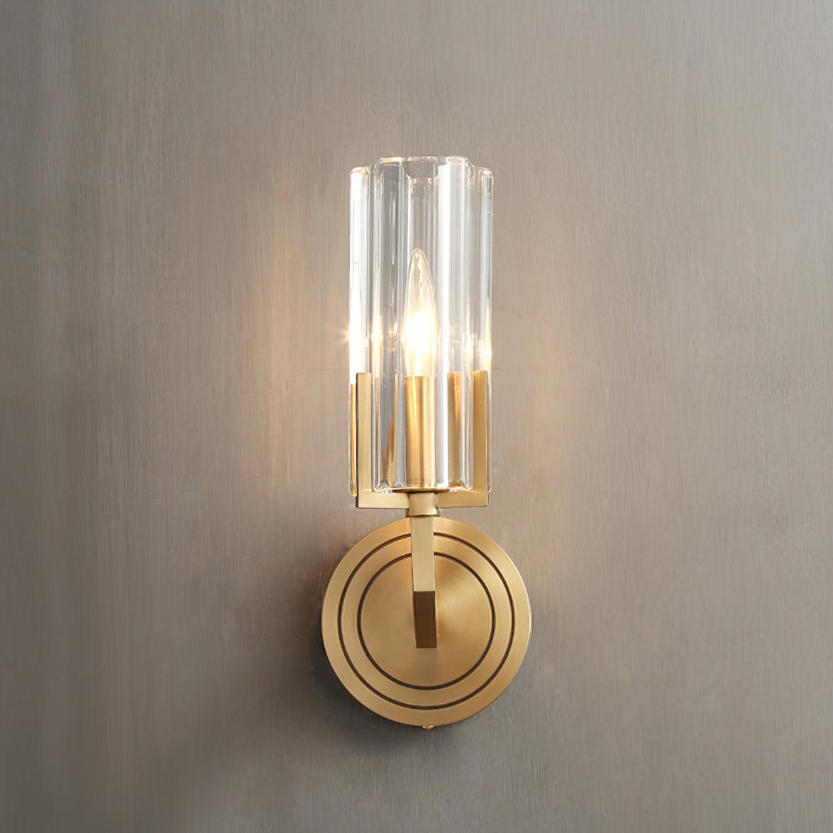 Coen Premium elegantie messing glas wandlamp