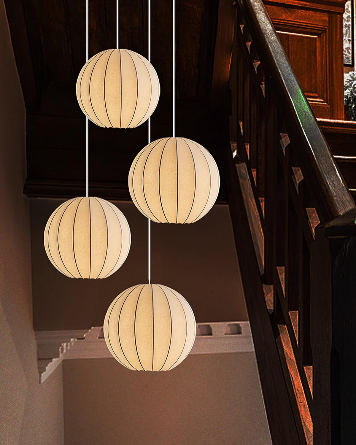 Elaireria zijde Scandinavische hanglamp