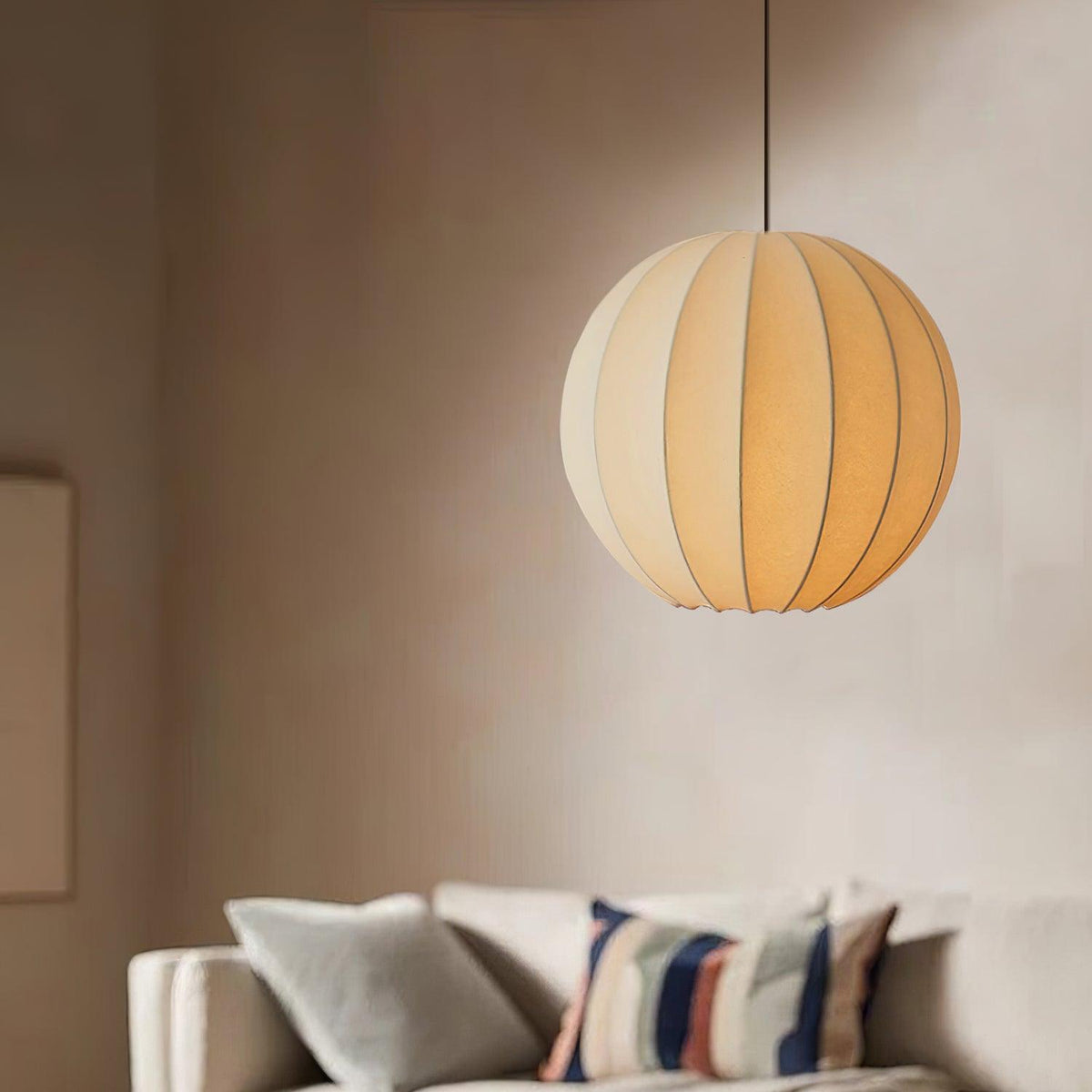 Elaireria zijde Scandinavische hanglamp