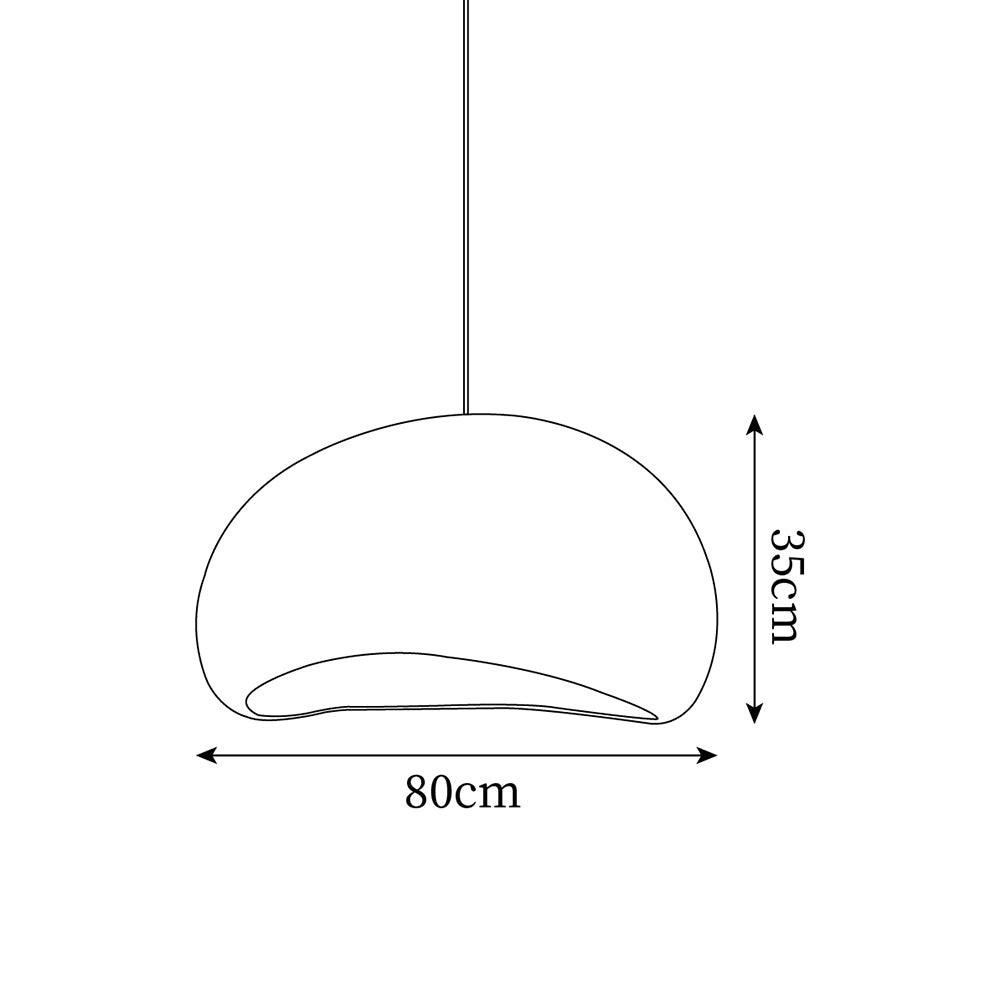 Hanglamp kiezelvormige-Inspireerde organische vorm zachte gloed moderne kunst
