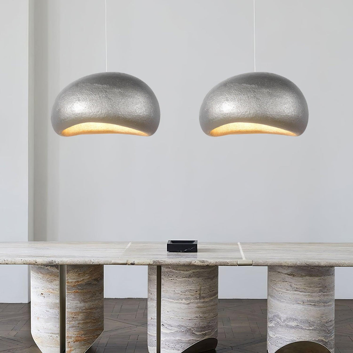 Hanglamp kiezelvormige-Inspireerde organische vorm zachte gloed moderne kunst