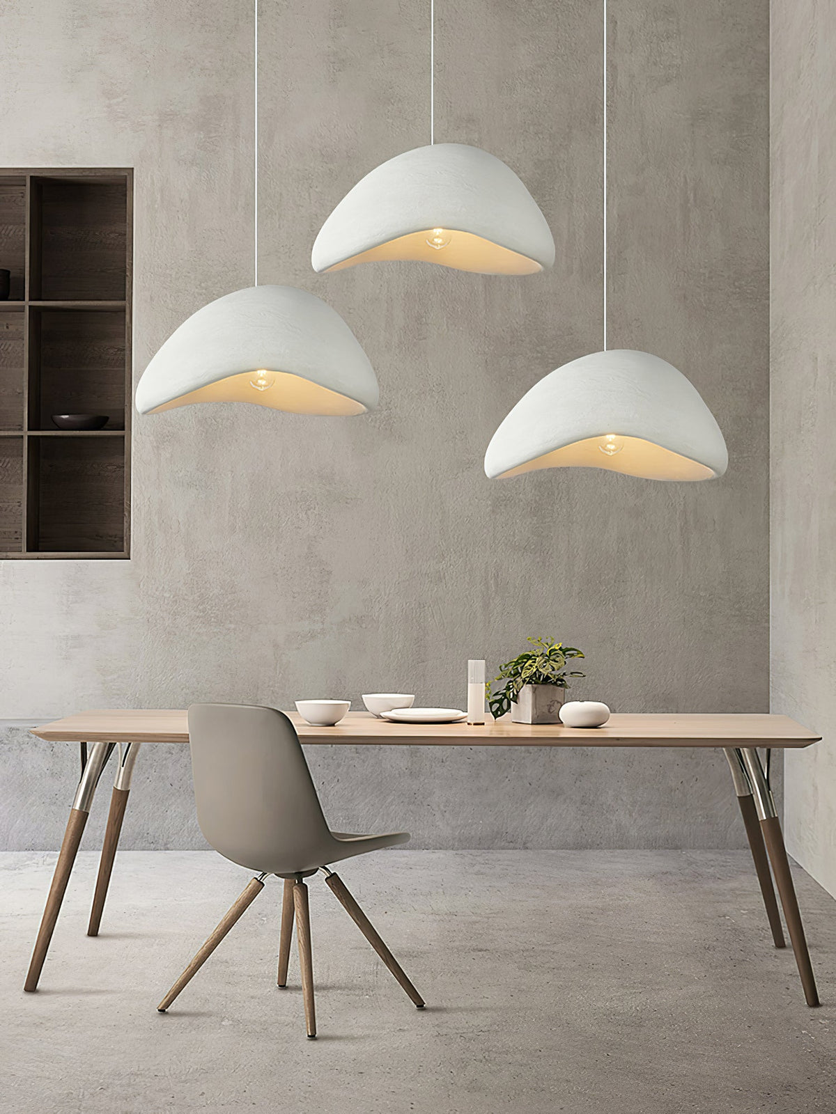 Fentor hanglamp met witte lampenkap minimalistisch