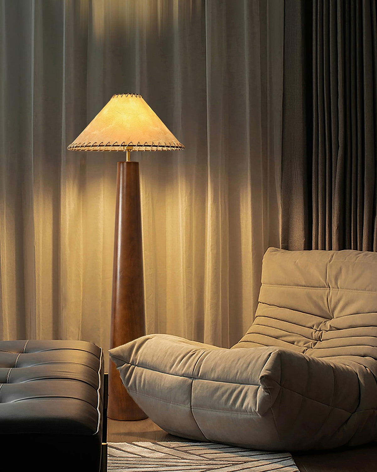 Cedar vloerlamp