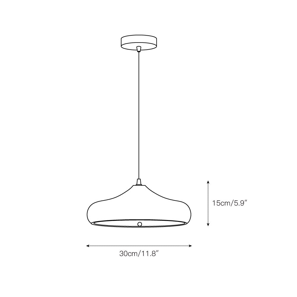 Etalyra Zwart hanglamp