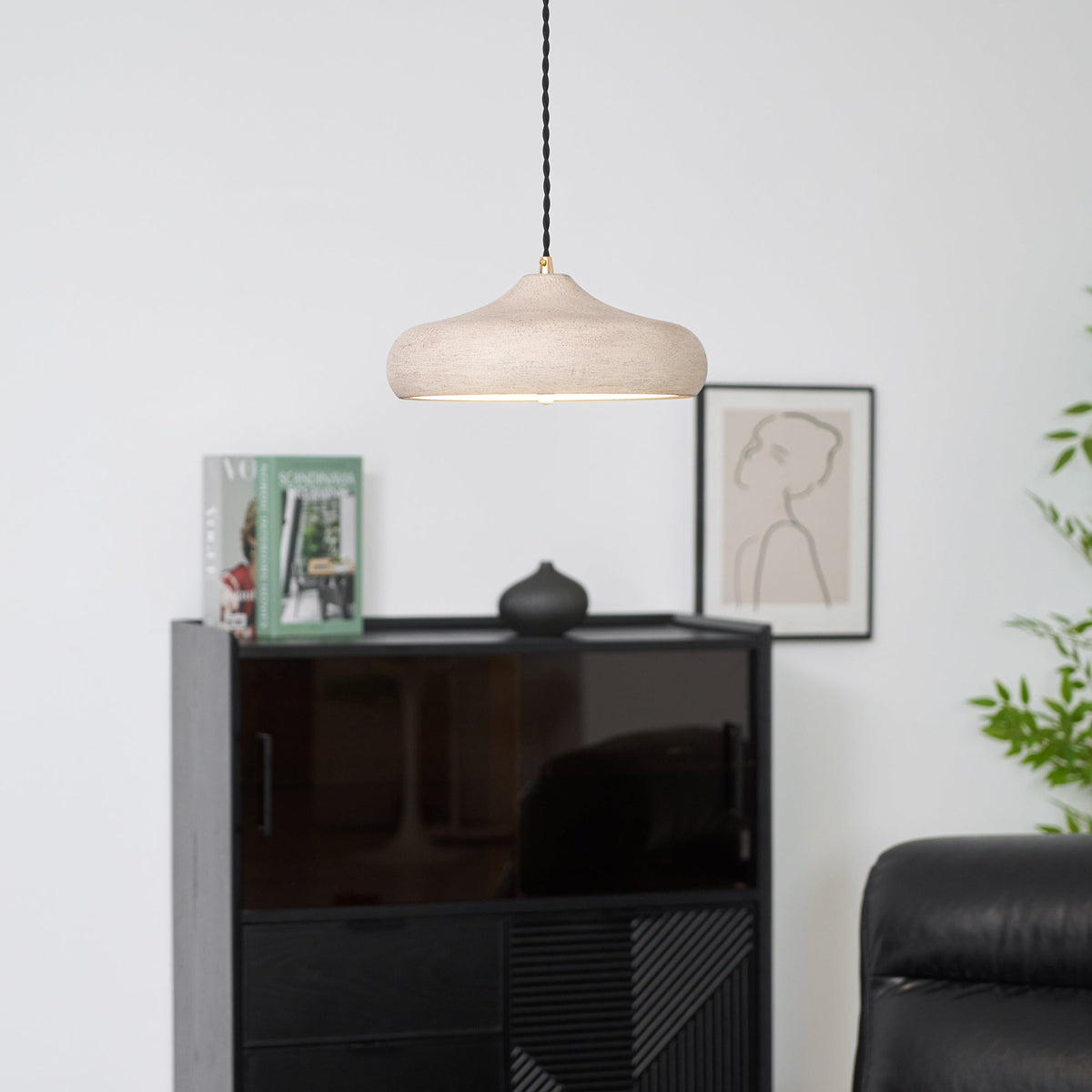 Etalyra Zwart hanglamp