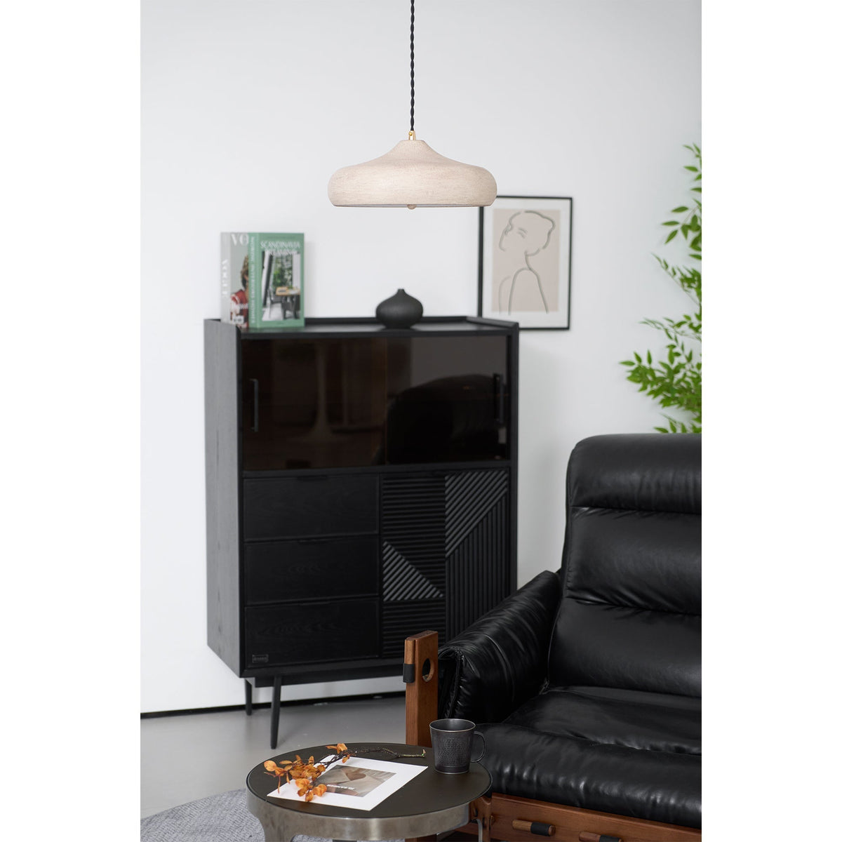 Etalyra Zwart hanglamp
