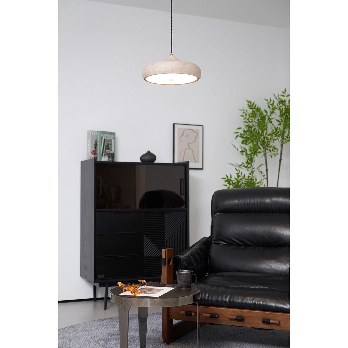 Etalyra Zwart hanglamp
