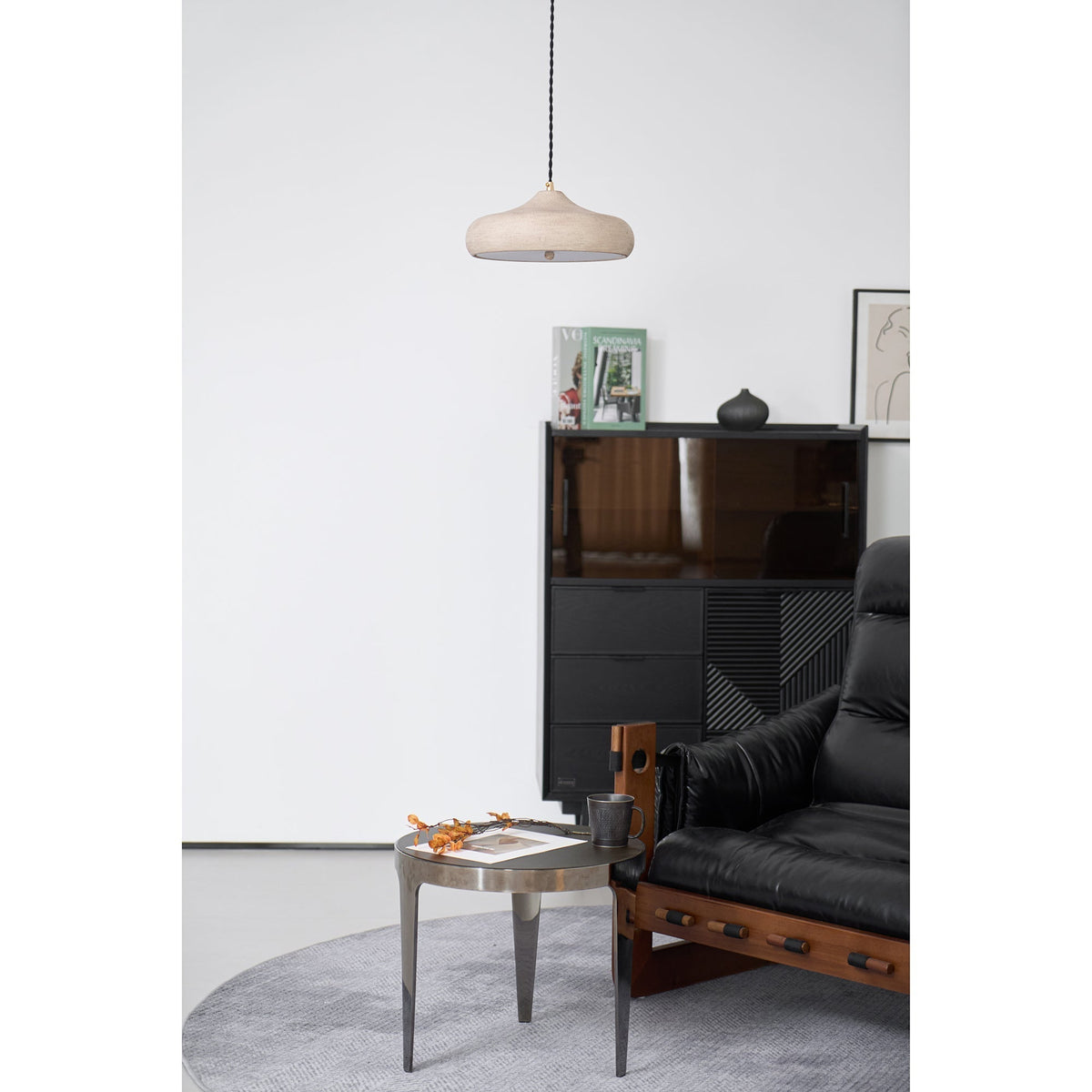Etalyra Zwart hanglamp