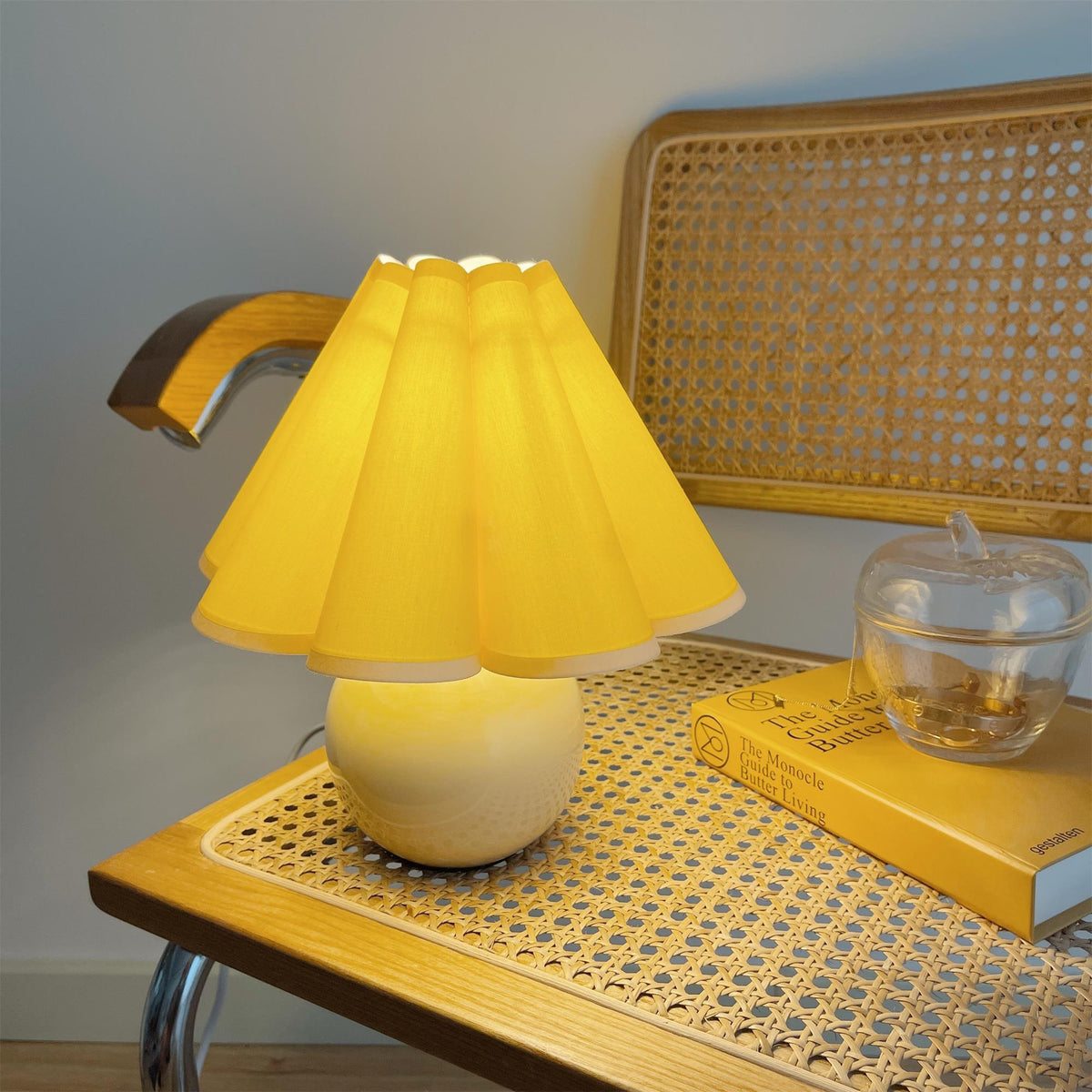 Nirixon whimsische tafellamp met stoffen kap