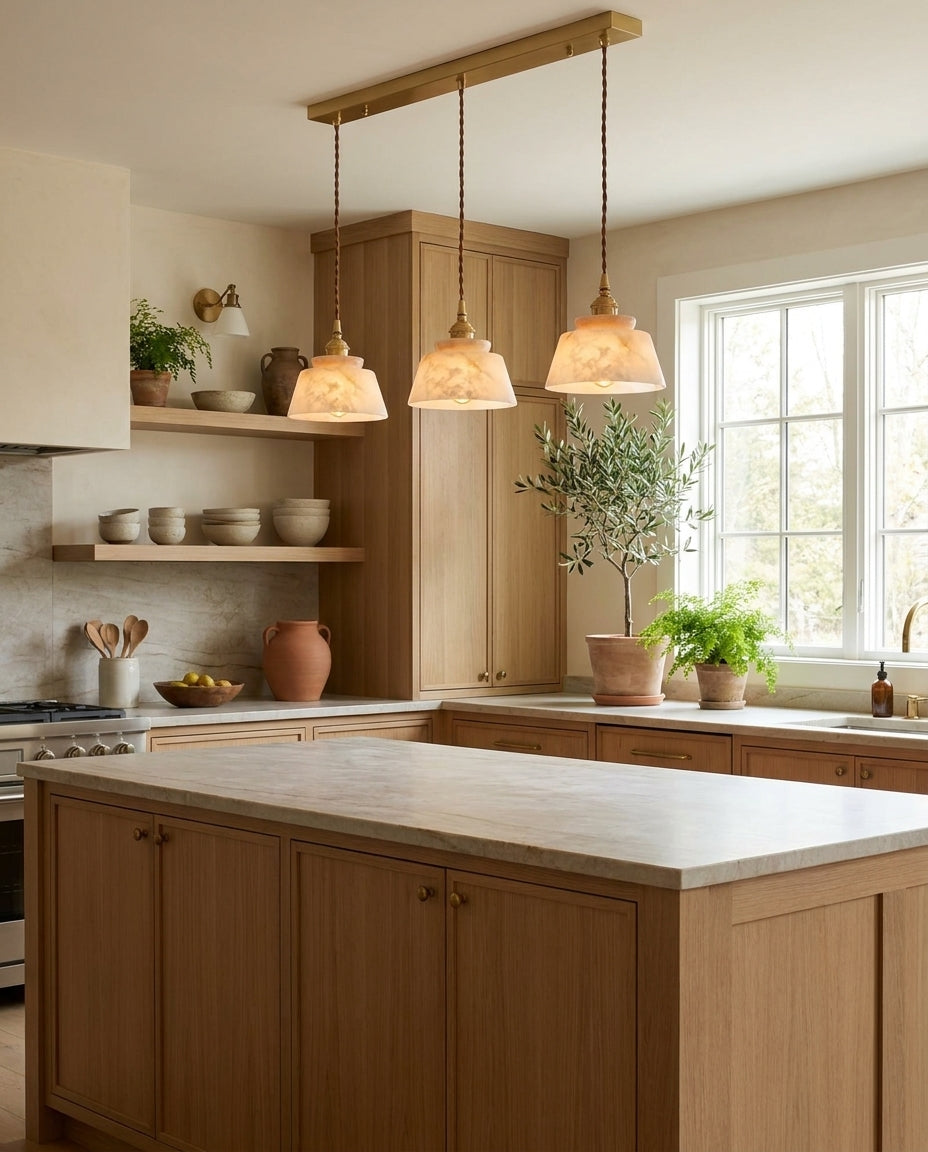 Pemberstone albast hanglamp