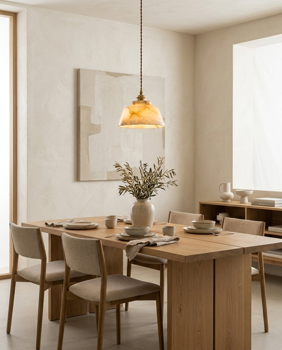 Pemberstone albast hanglamp