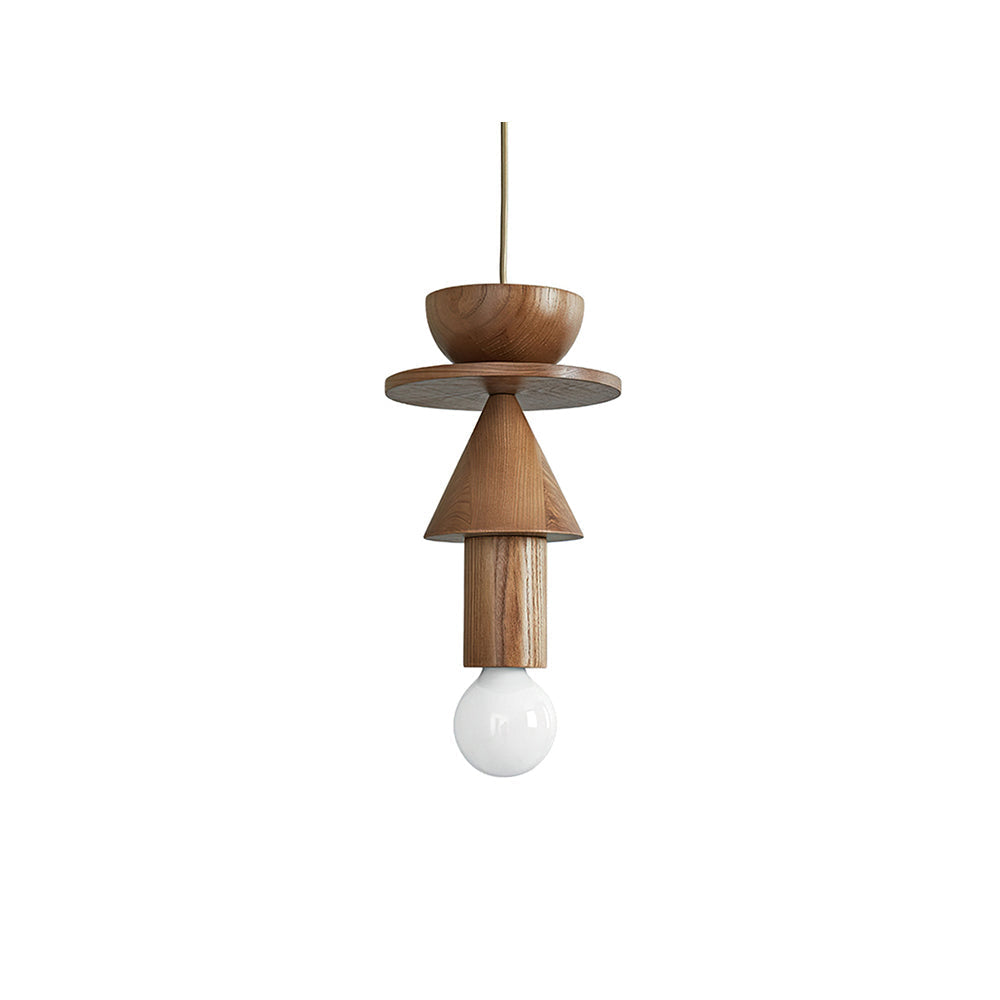 Vanya hanglamp van walnoothout