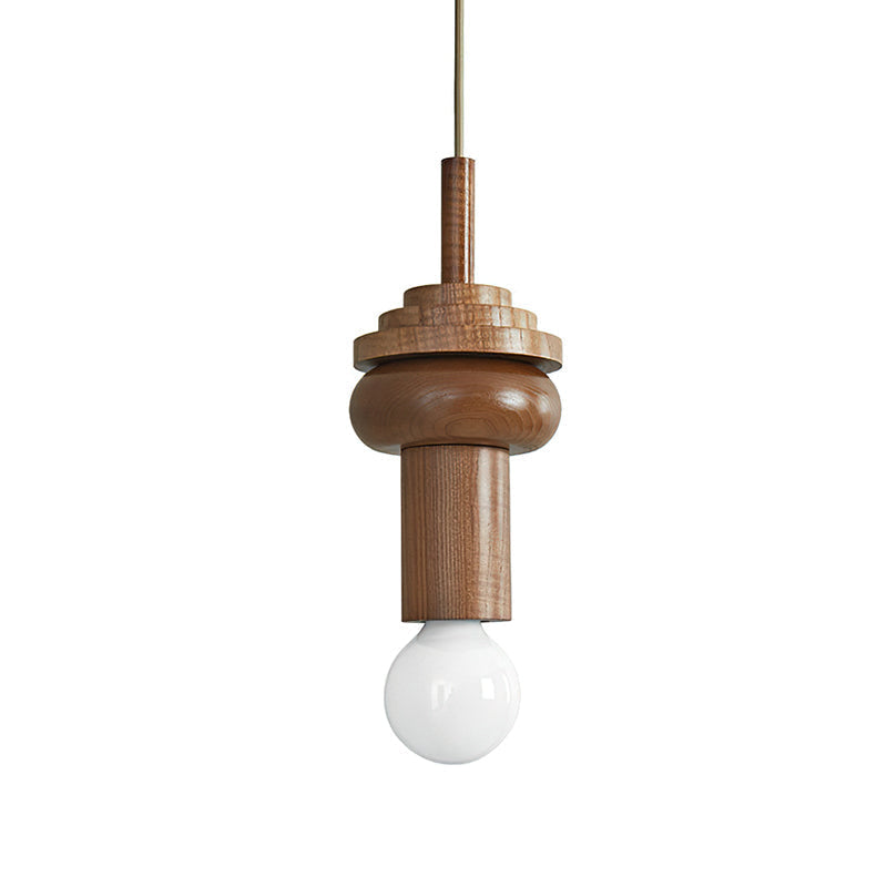 Vanya hanglamp van walnoothout