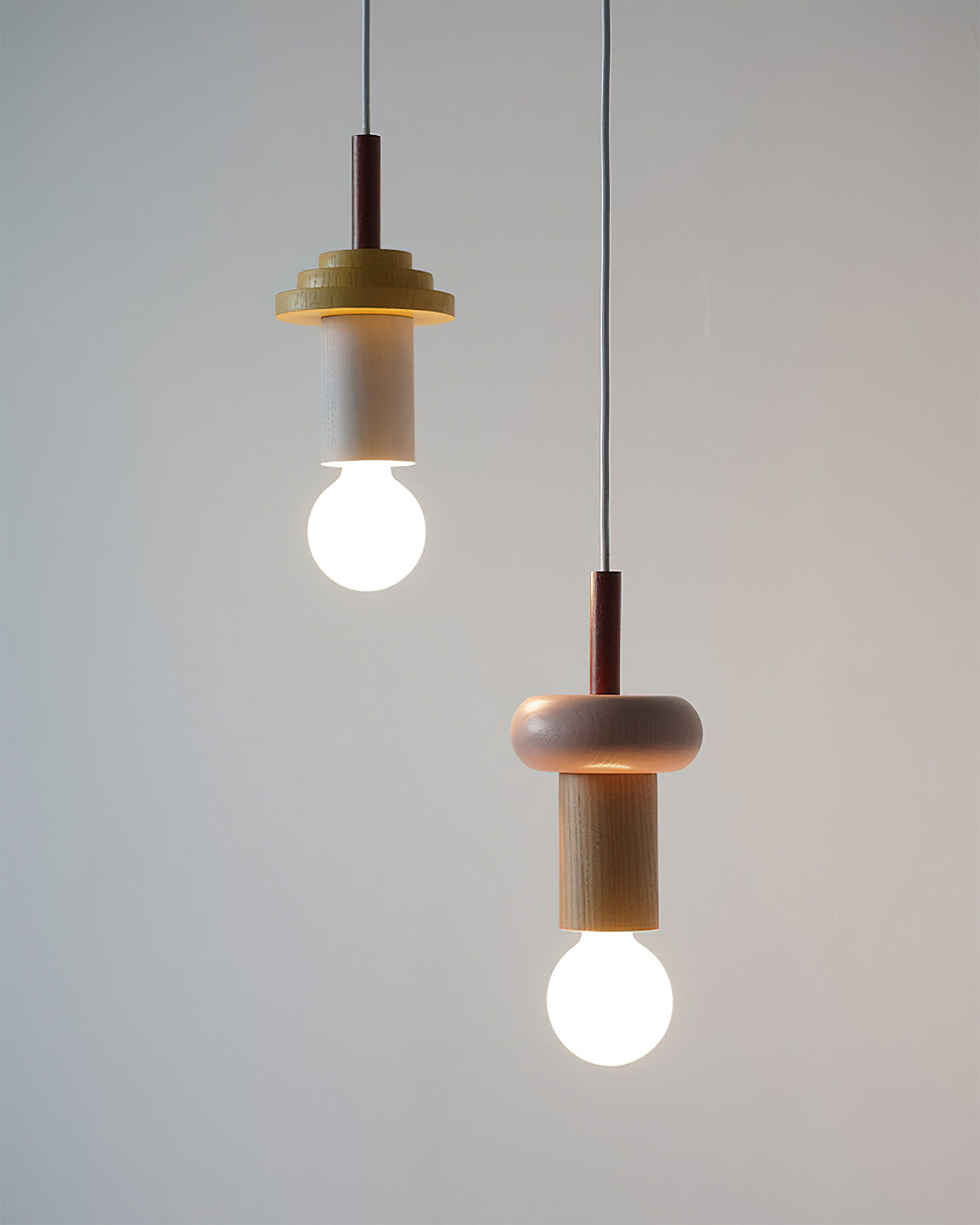 Vanya hanglamp van walnoothout