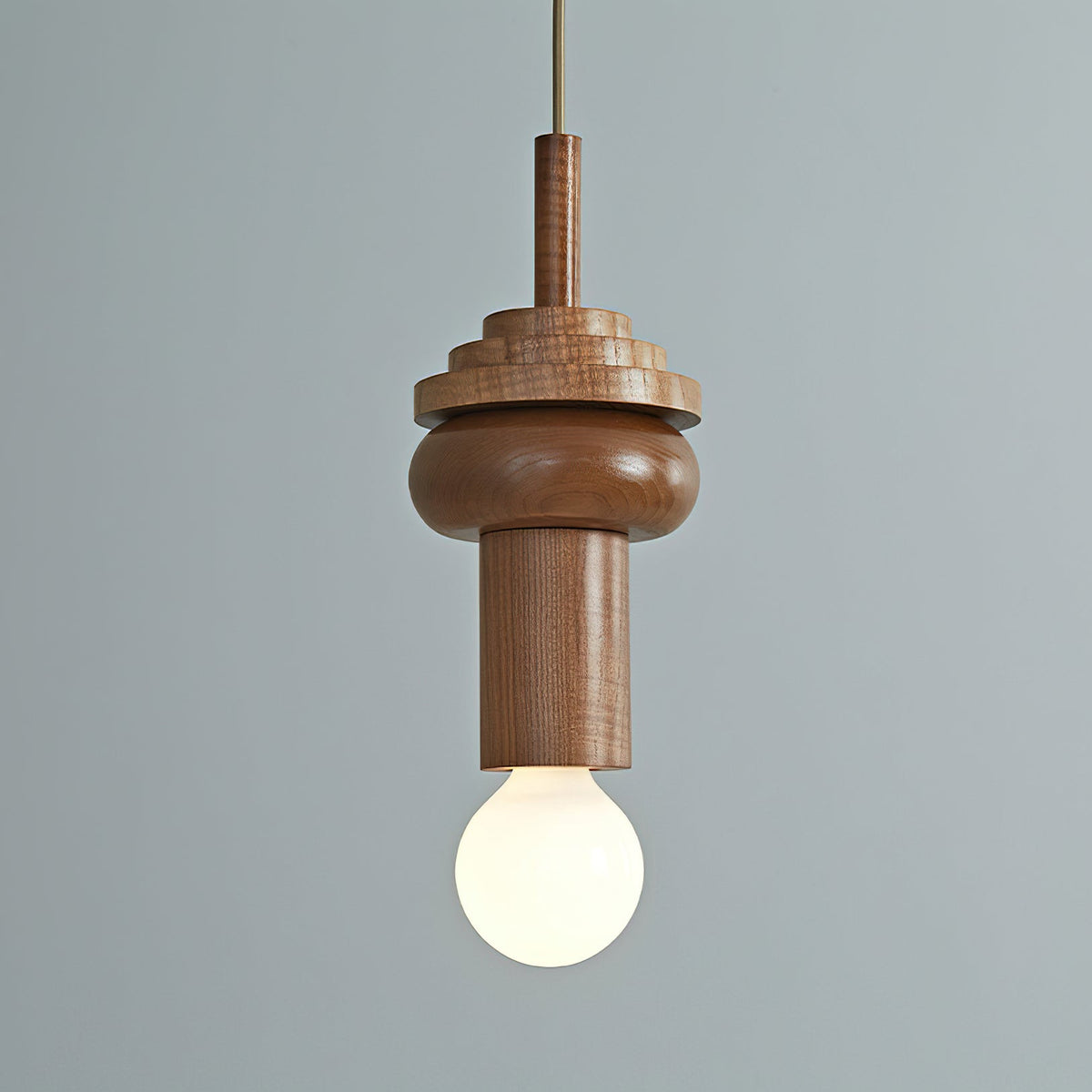 Vanya hanglamp van walnoothout