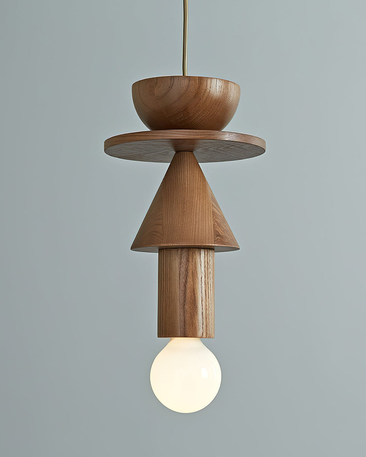 Vanya hanglamp van walnoothout