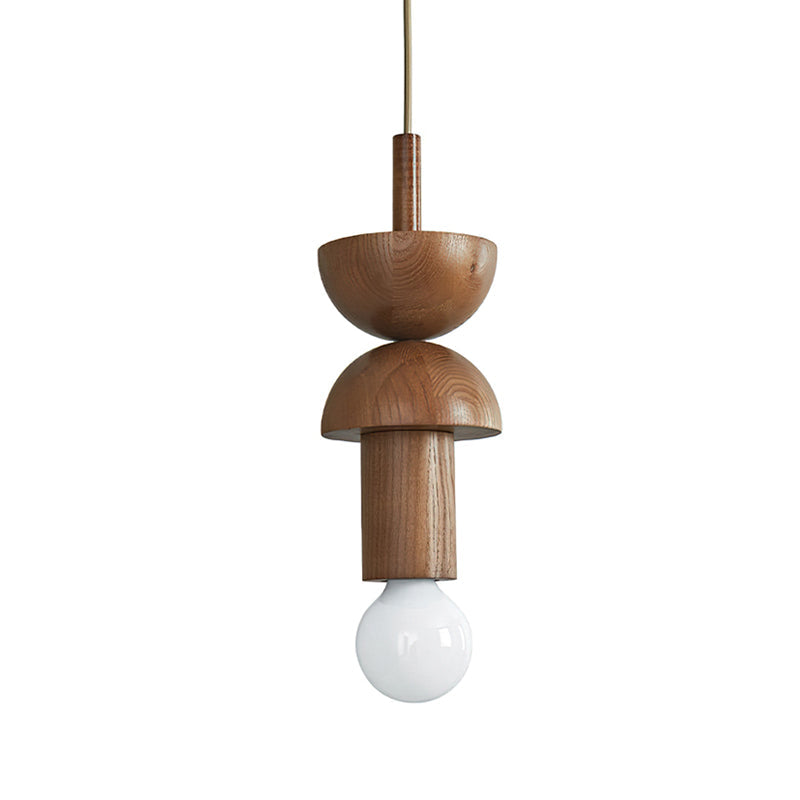 Vanya hanglamp van walnoothout