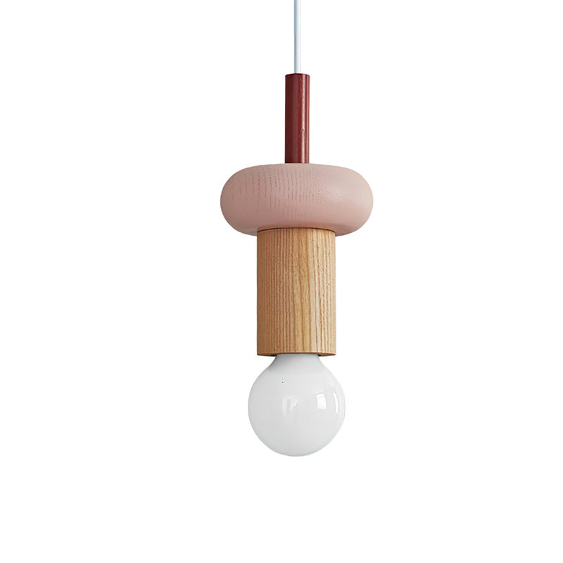Orelalia hanglamp geel hout speels modern keuken eetkamer