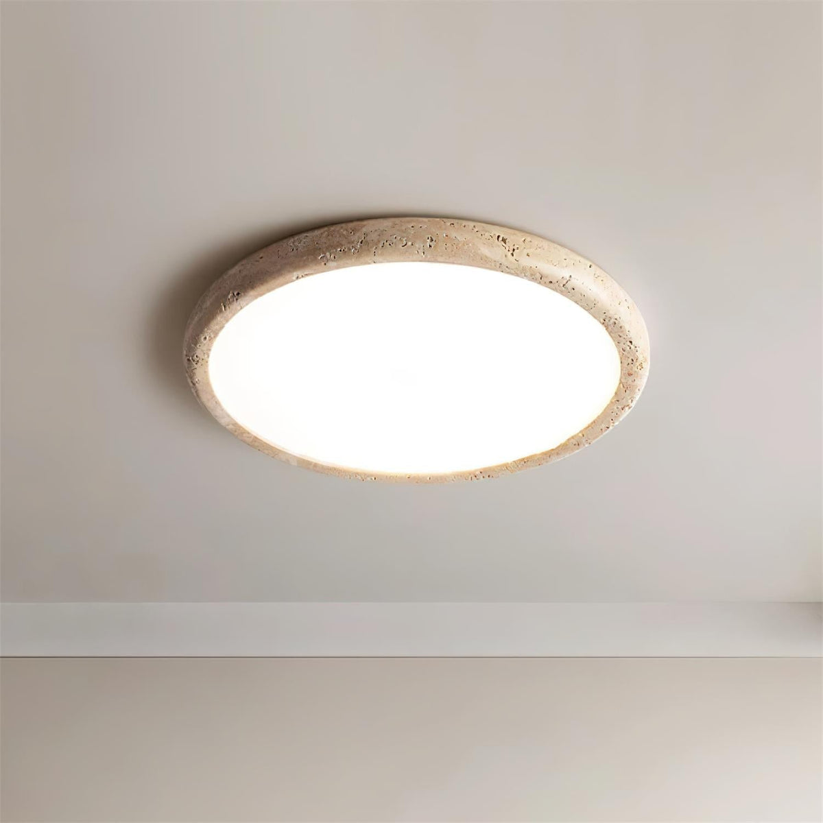 Ciro travertin plafondlamp
