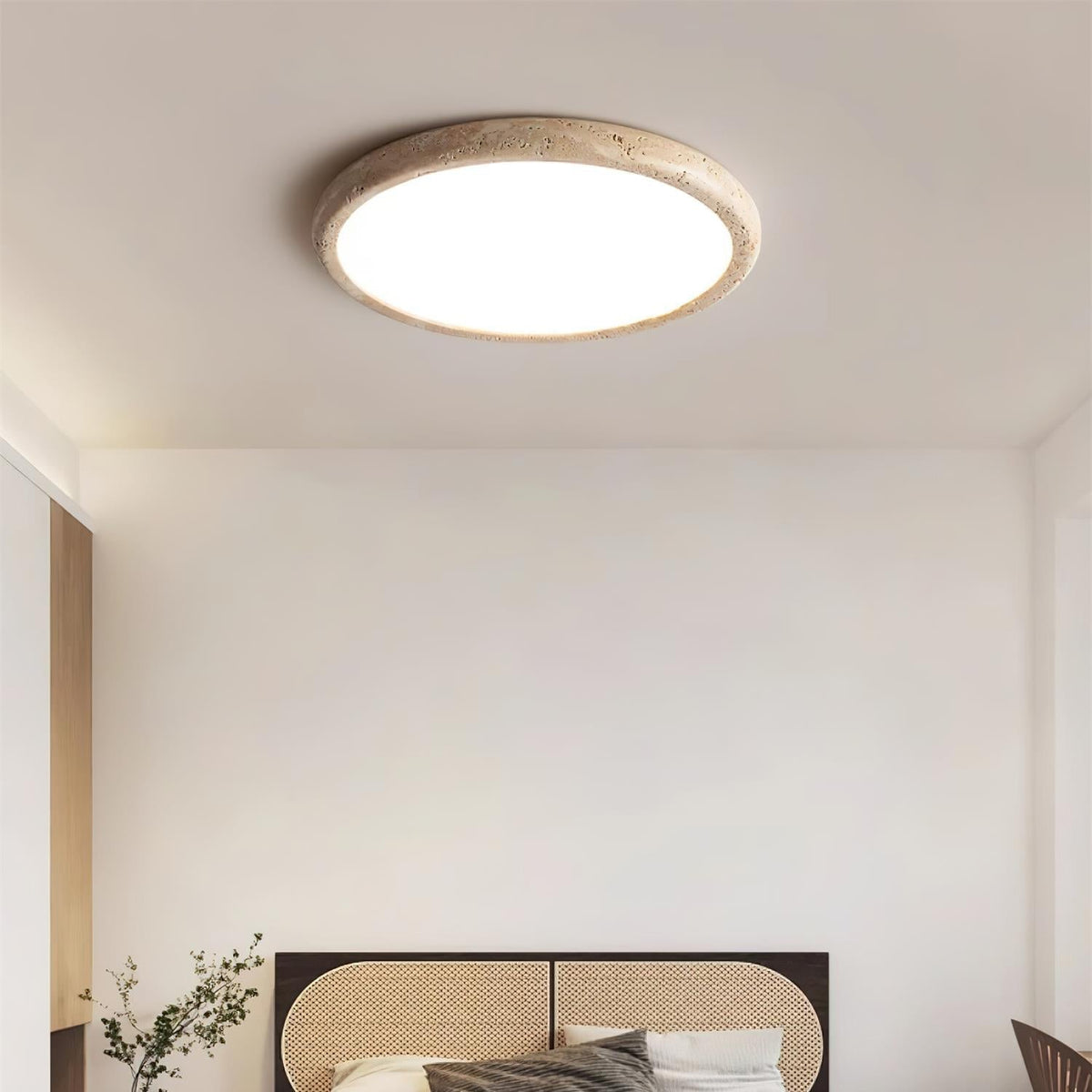 Ciro travertin plafondlamp