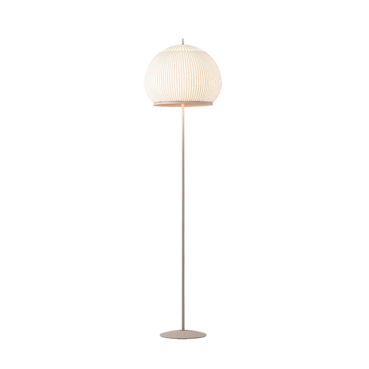 Sorenix vloerlamp van staal en katoen