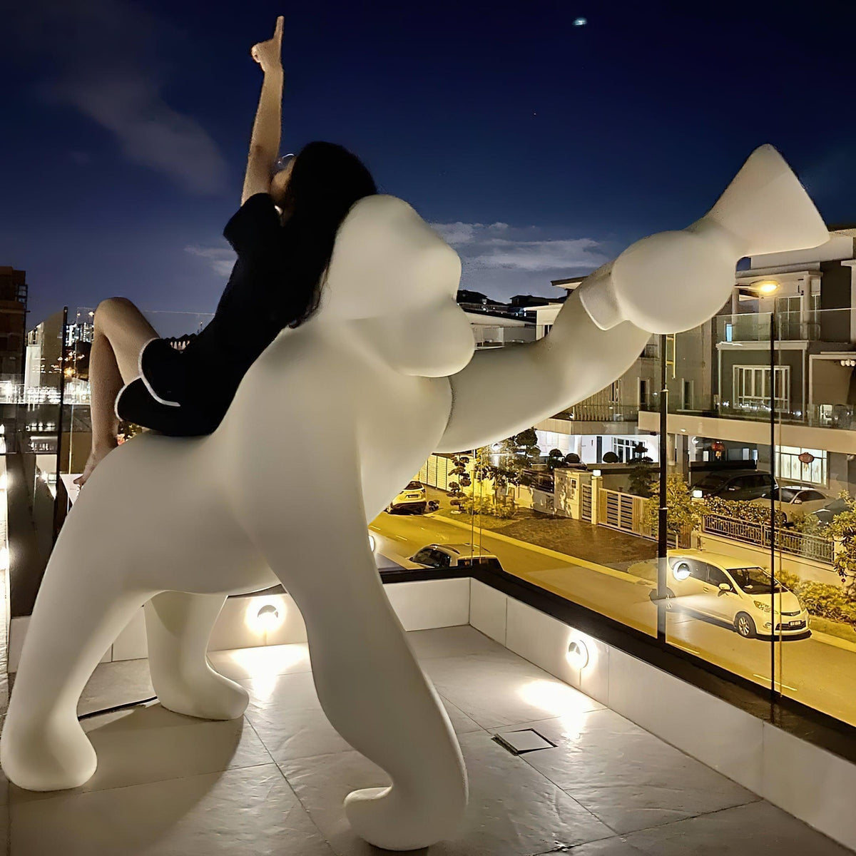 Gorilla vloerlamp