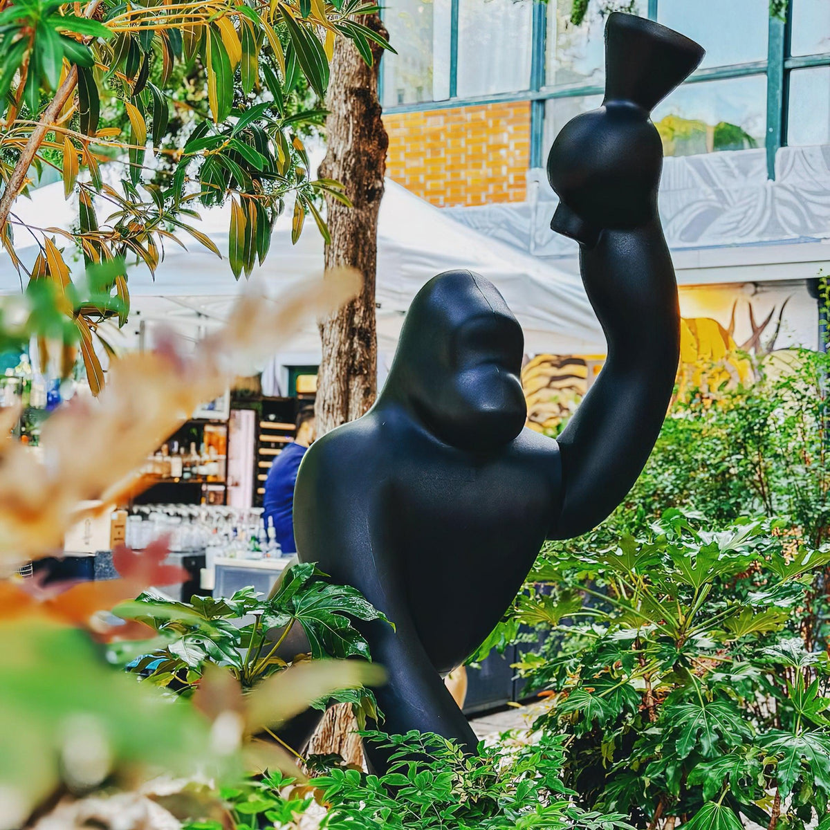 Gorilla vloerlamp