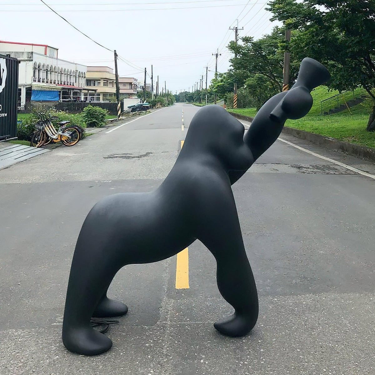 Gorilla vloerlamp