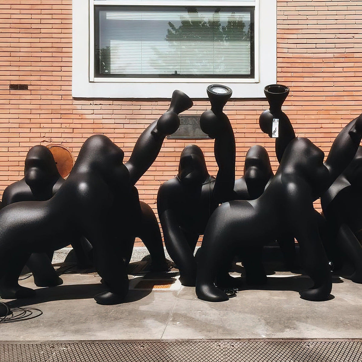 Gorilla vloerlamp