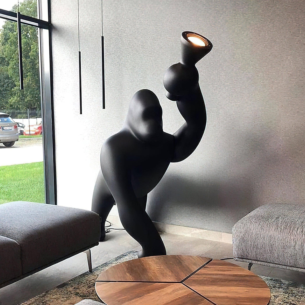 Gorilla vloerlamp