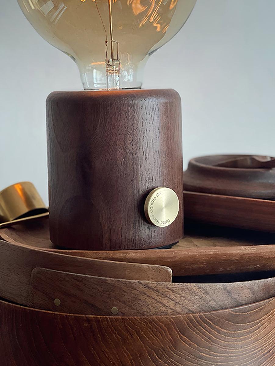 Altheil Retro houten tafellamp