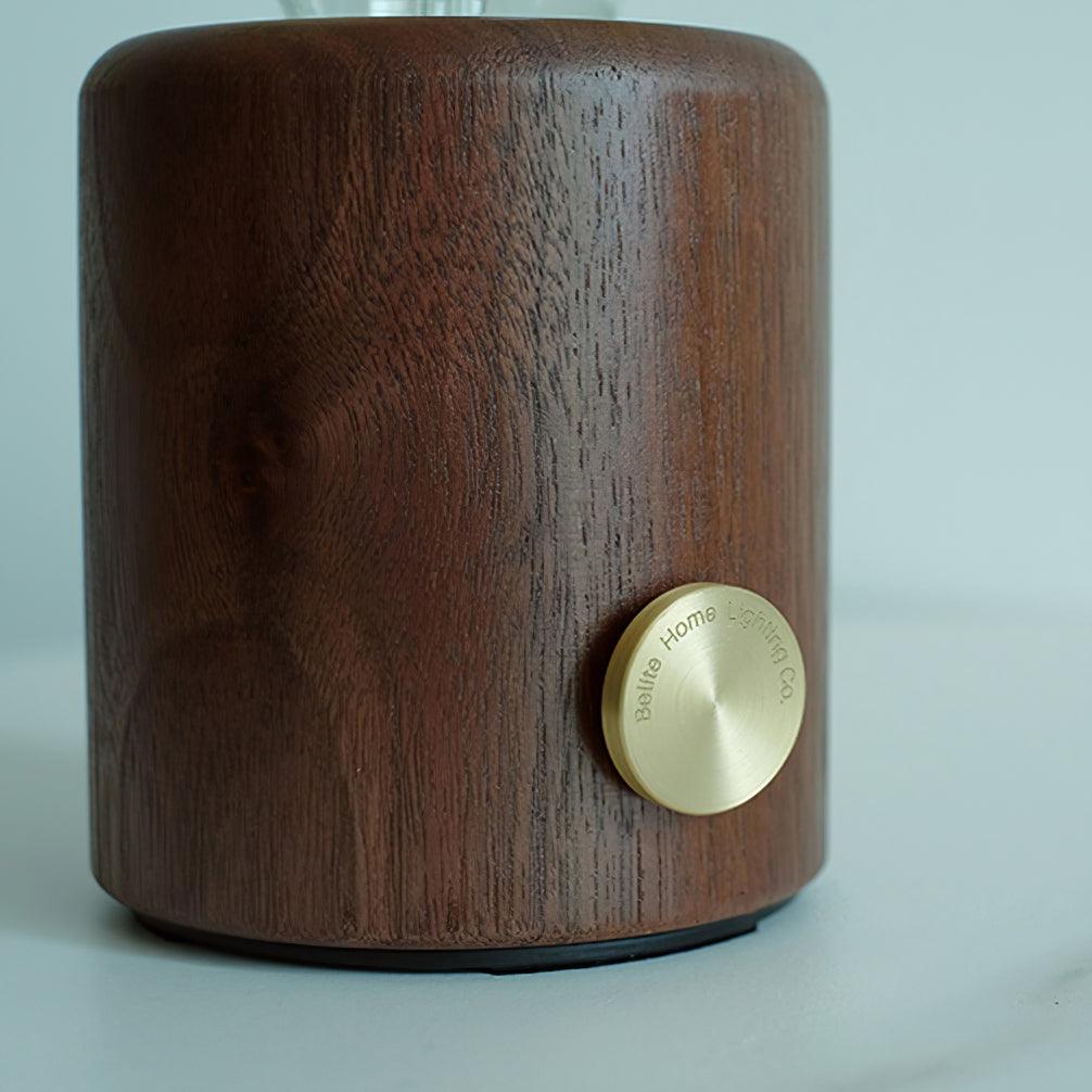 Altheil Retro houten tafellamp