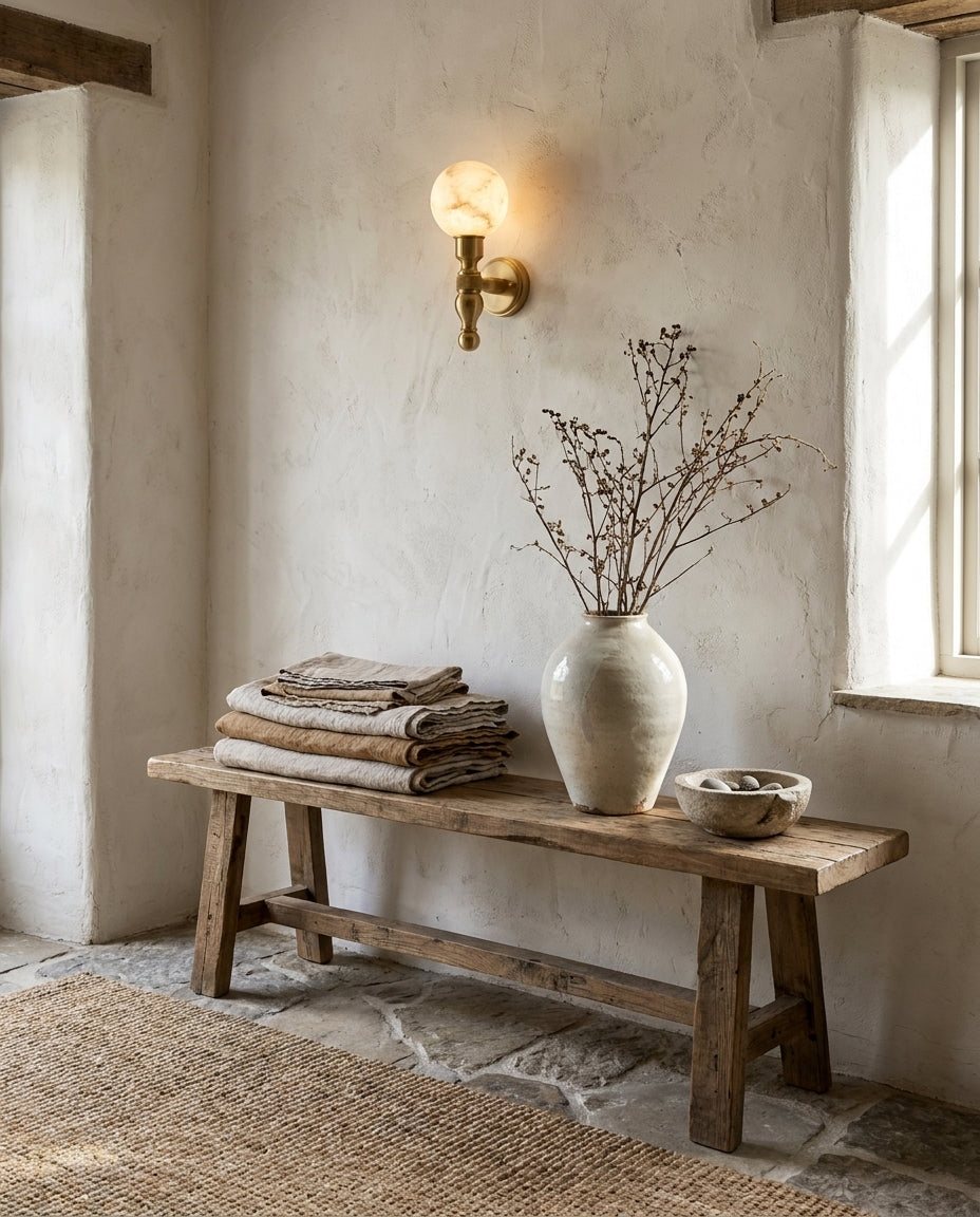 Ormondwick albast wandlamp