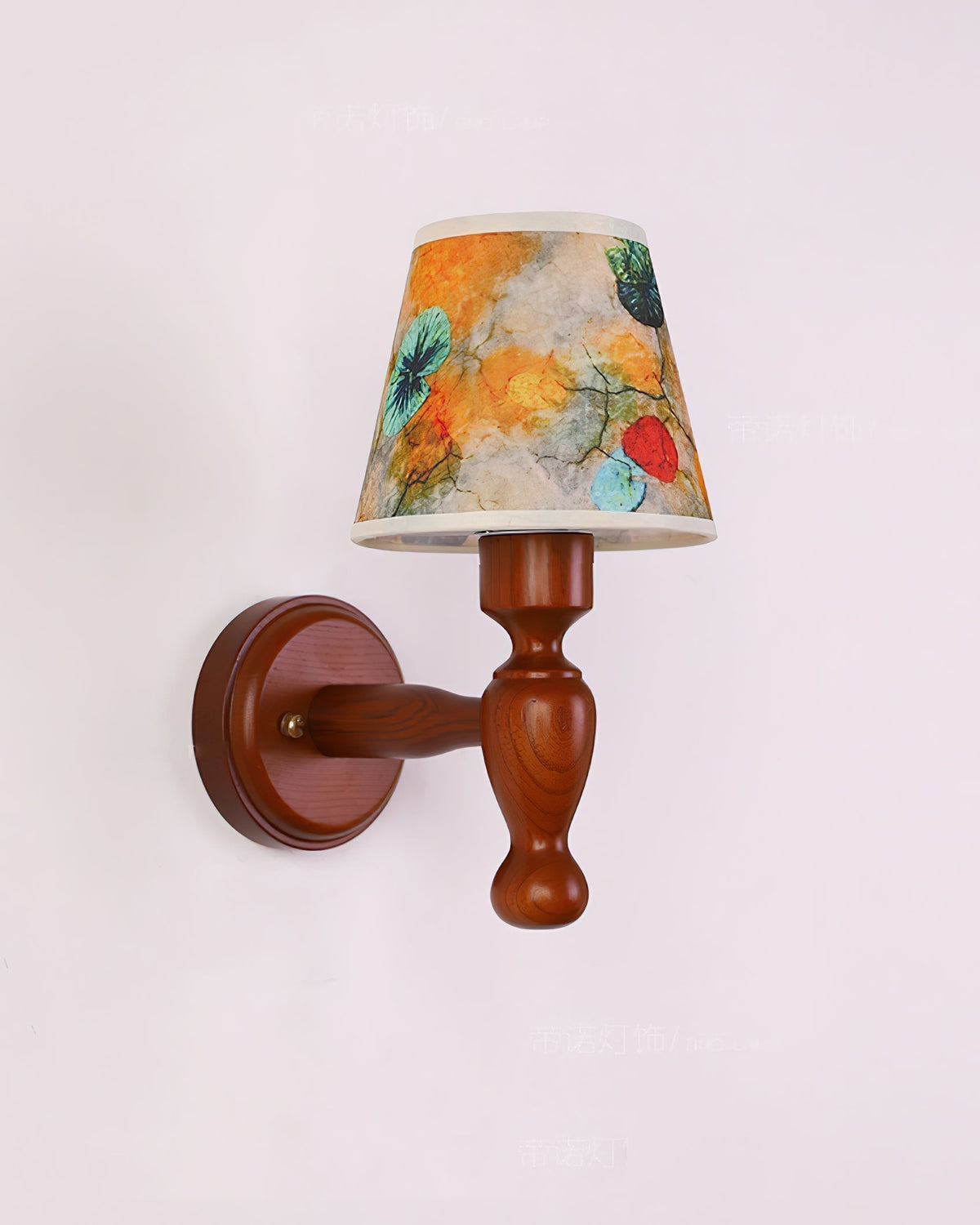 Orbel Mapleleaf wandlamp met houten element